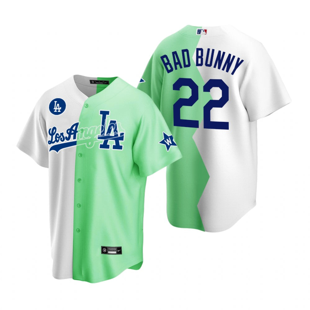All Over Printed LA Bad Bunny 22 Jersey Baseball All Star Size S-5XL