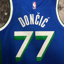Load image into Gallery viewer, DALLAS MAVERICKS LUKA DONCIC NIKE BLUE 2022/23 SWINGMAN JERSEY - CITY EDITION