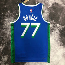 Load image into Gallery viewer, DALLAS MAVERICKS LUKA DONCIC NIKE BLUE 2022/23 SWINGMAN JERSEY - CITY EDITION