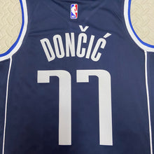 Load image into Gallery viewer, DALLAS MAVERICKS LUKA DONCIC JORDAN BRAND NAVY 2022/23 STATEMENT EDITION SWINGMAN JERSEY