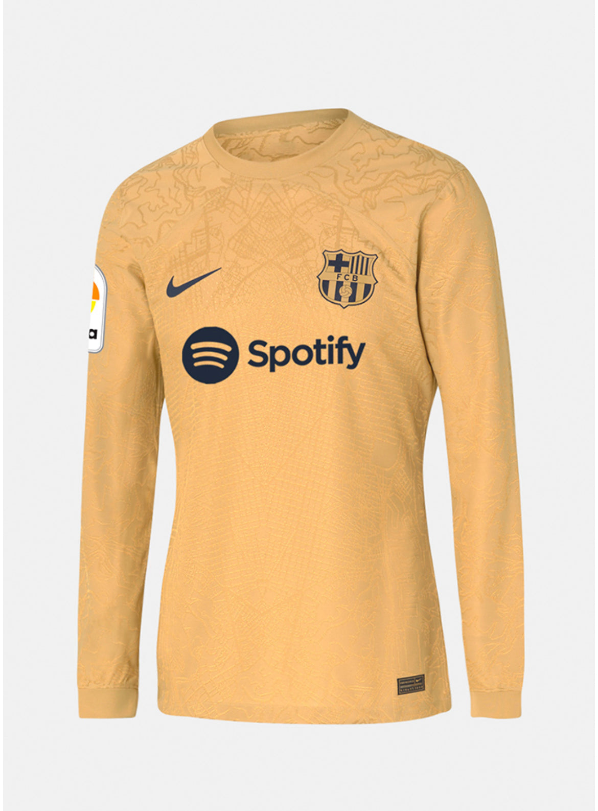 Fc barcelona long sleeve away jersey online