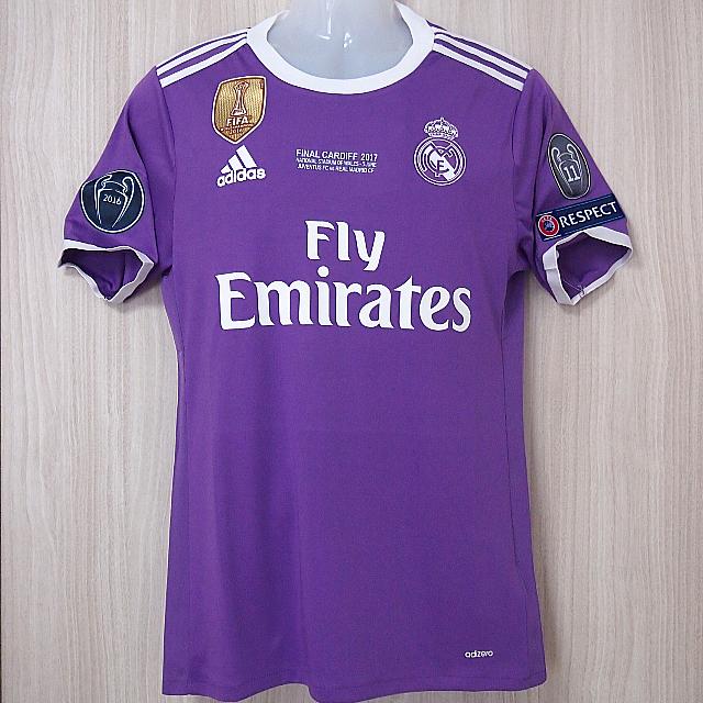 REAL MADRID AWAY RETRO CHAMPIONS LEAGUE FINAL 16 17 TGJERSEYS