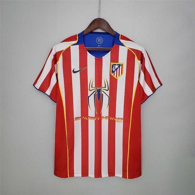 ATLETICO MADRID HOME RETRO SPIDERMAN JERSEY 2004/05