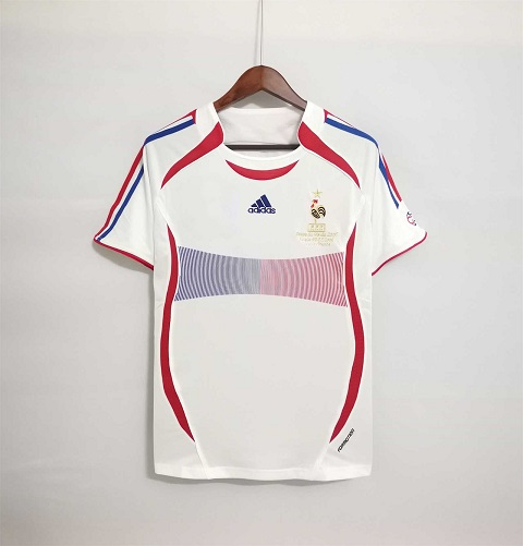 FRANCE AWAY RETRO JERSEY 2006