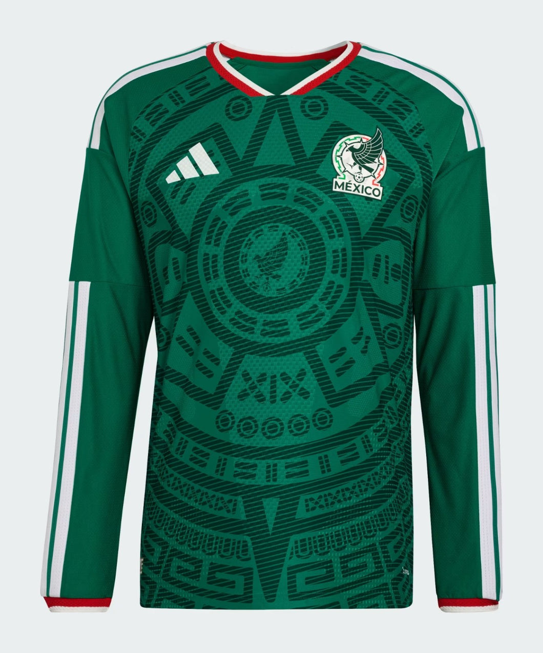MEXICO HOME PLAYER LONG SLEEVE JERSEY 2026