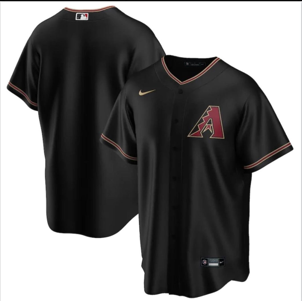 ARIZONA DIAMONDBACKS BLACK ALTERNATE REPLICA JERSEY