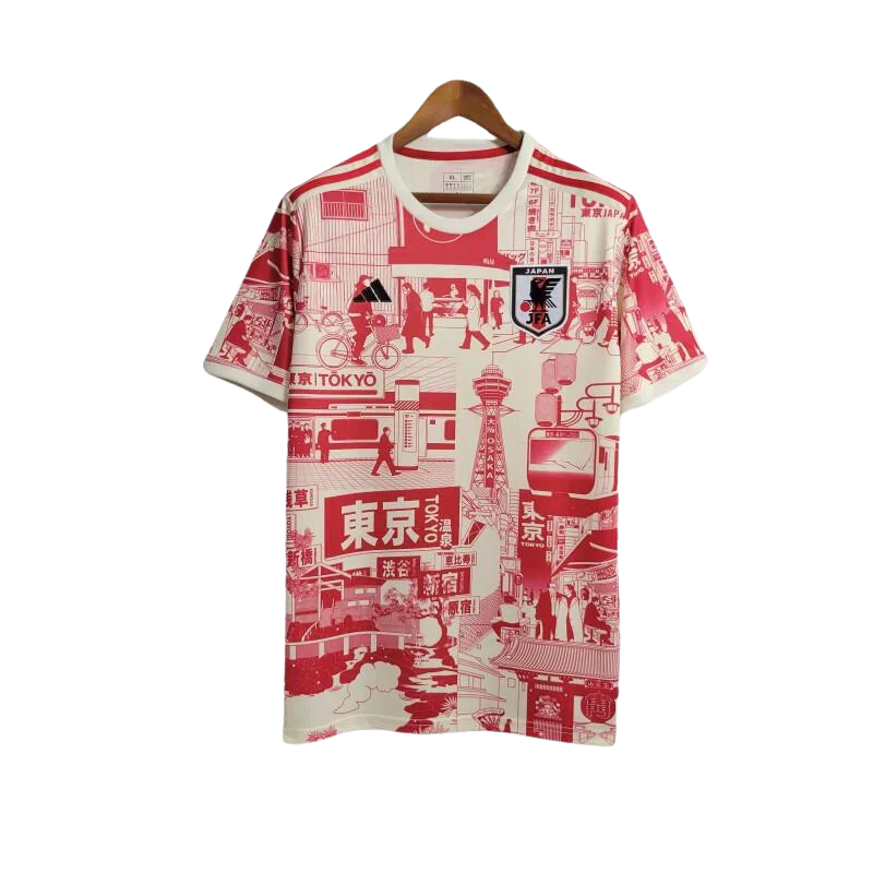 JAPAN RED TOKYO FAN JERSEY