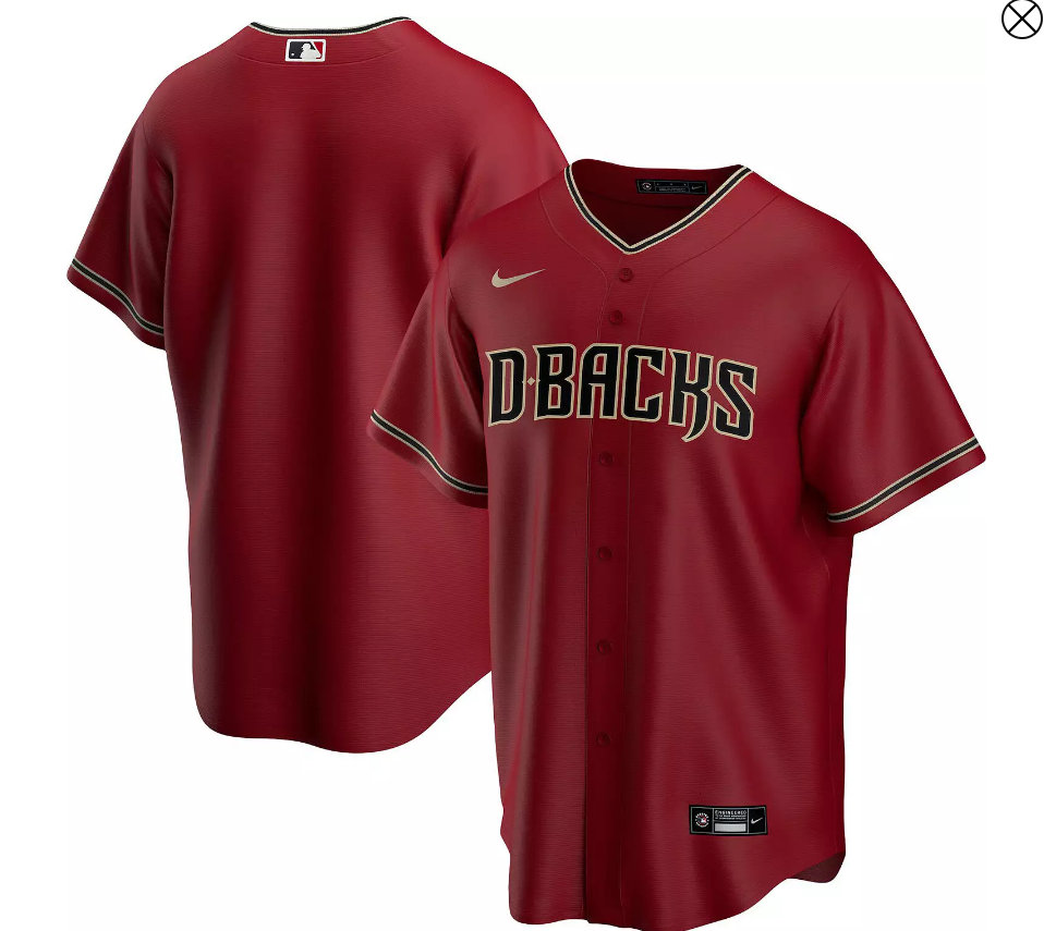 ARIZONA DIAMONDBACKS RED ALTERNATE REPLICA JERSEY