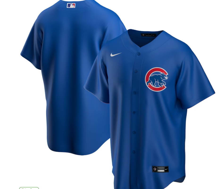 CHICAGO CUBS BLUE ALTERNATE REPLICA JERSEY