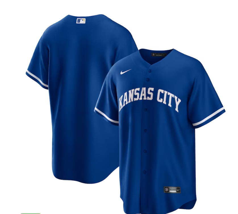 KANSAS CITY ROYALS NAVY BLUE ALTERNATE REPLICA JERSEY