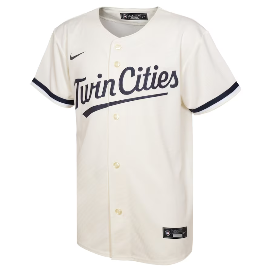 MINNESOTA TWINS CREAM ALTERNATE REPLICA JERSEY