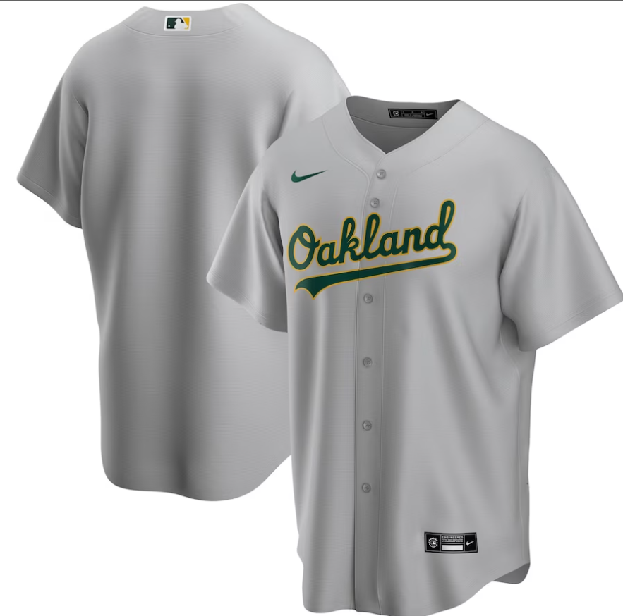 OAKLAND ATHLETICS ROAD REPLICA JERSEY