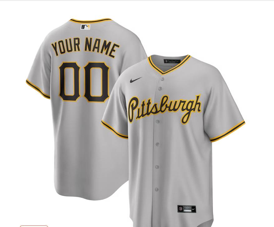 PITTSBURGH PIRATES ROAD REPLICA JERSEY