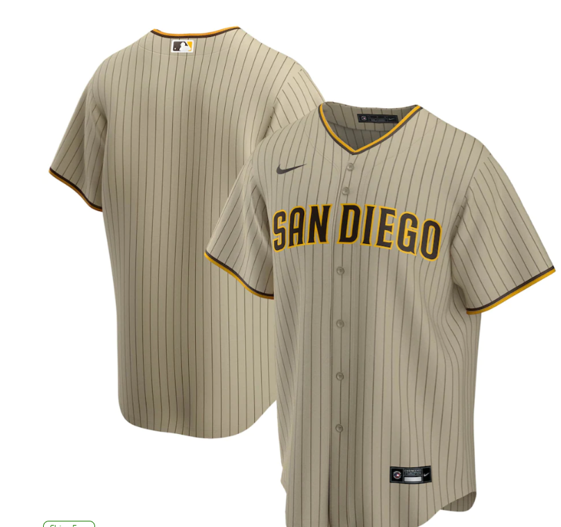 SAN DIEGO PADRES ROAD REPLICA JERSEY