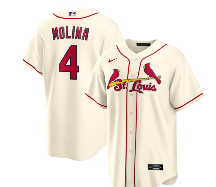 ST. LOUIS CARDINALS CREAM ALTERNATE REPLICA JERSEY