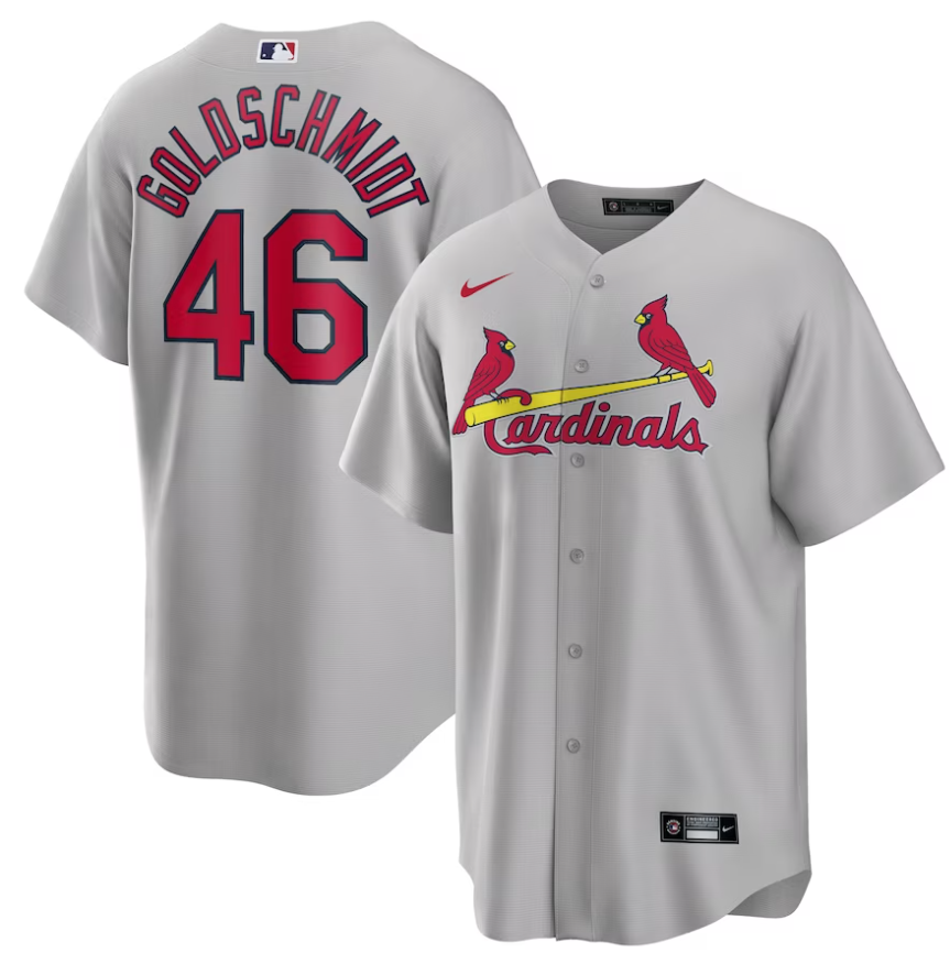 ST. LOUIS CARDINALS ROAD REPLICA JERSEY