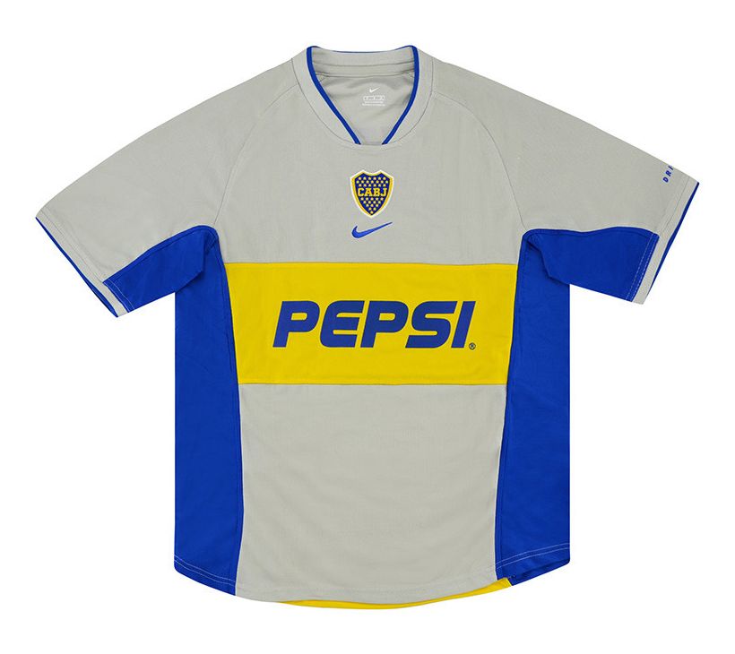 BOCA JUNIORS THIRD RETRO JERSEY 02/03