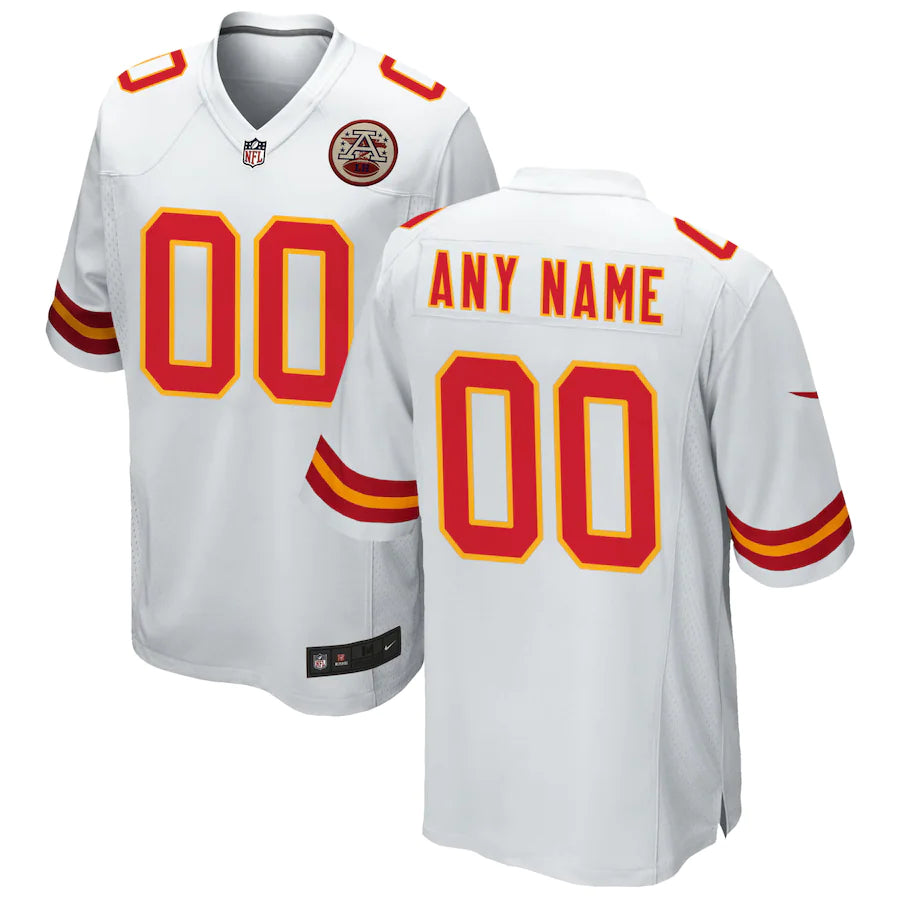 KANSAS CITY CHIEFS WHITE/AWAY JERSEY