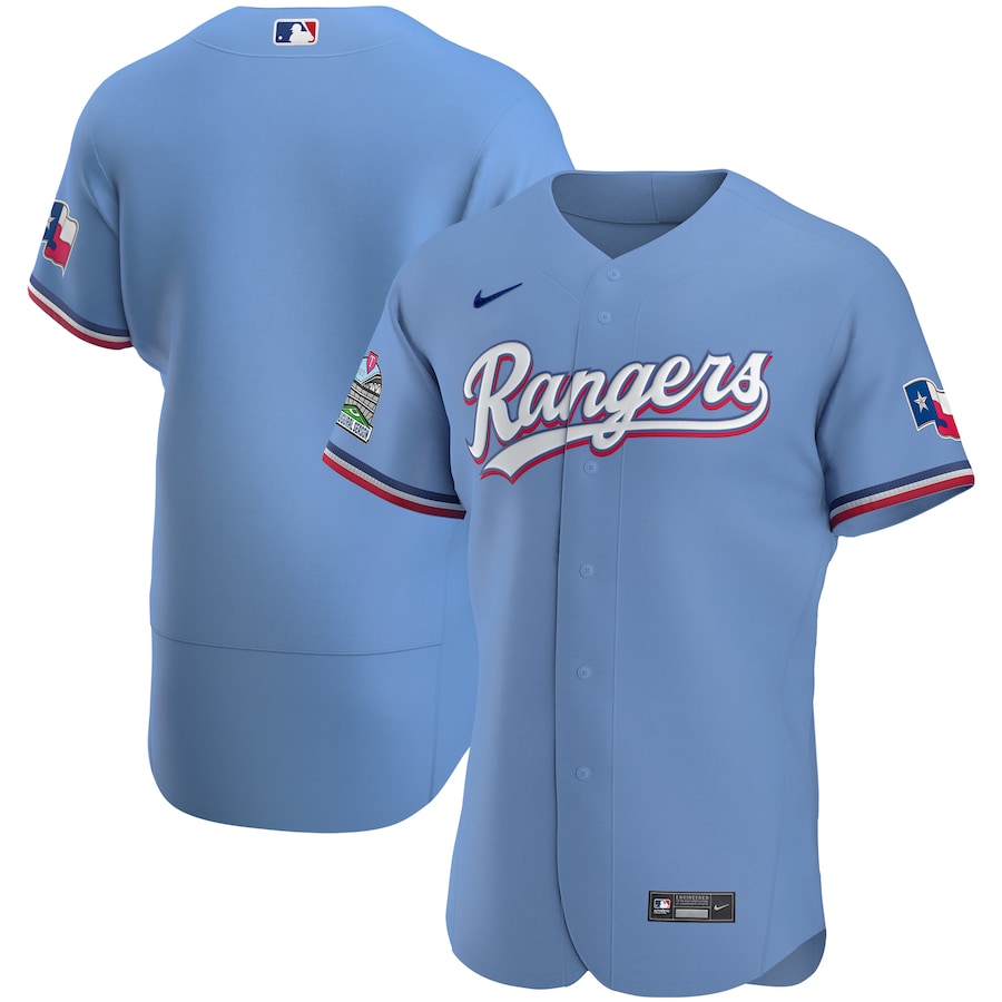 TEXAS RANGERS ALTERNATE AUTHENTIC JERSEY